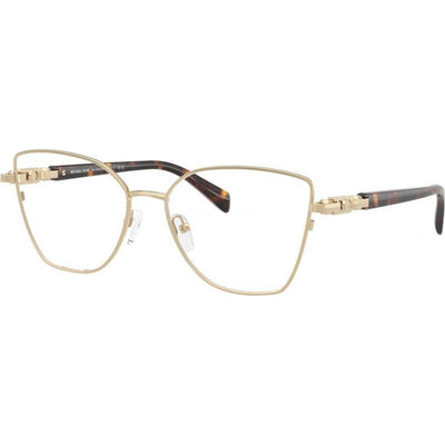 Nikki Beach MK3090, Shiny Light Gold/Clear Lenses 53 Eye Size
