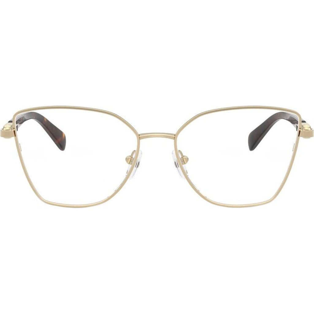 Nikki Beach MK3090, Shiny Light Gold/Clear Lenses 53 Eye Size