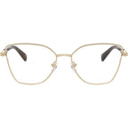 Nikki Beach MK3090, Shiny Light Gold/Clear Lenses 53 Eye Size