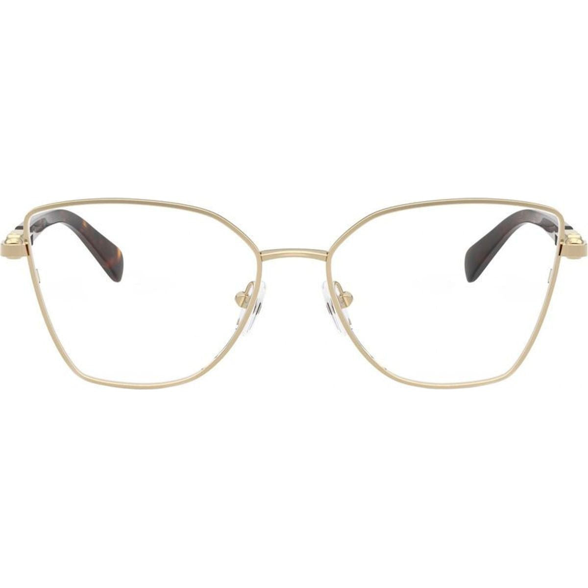 Nikki Beach MK3090, Shiny Light Gold/Clear Lenses 53 Eye Size