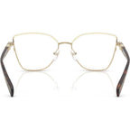 Nikki Beach MK3090, Shiny Light Gold/Clear Lenses 53 Eye Size