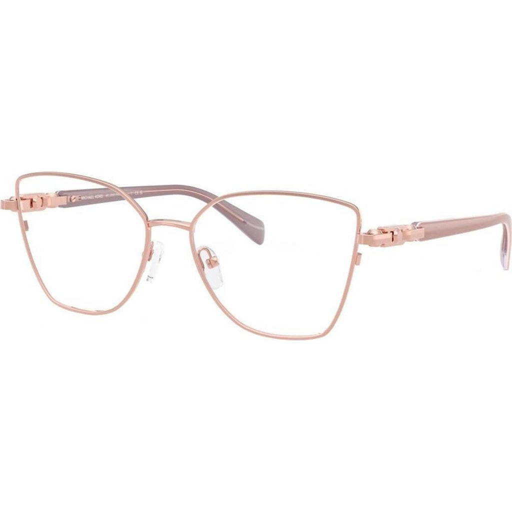 Nikki Beach MK3090, Shiny Rose Gold/Clear Lenses 53 Eye Size