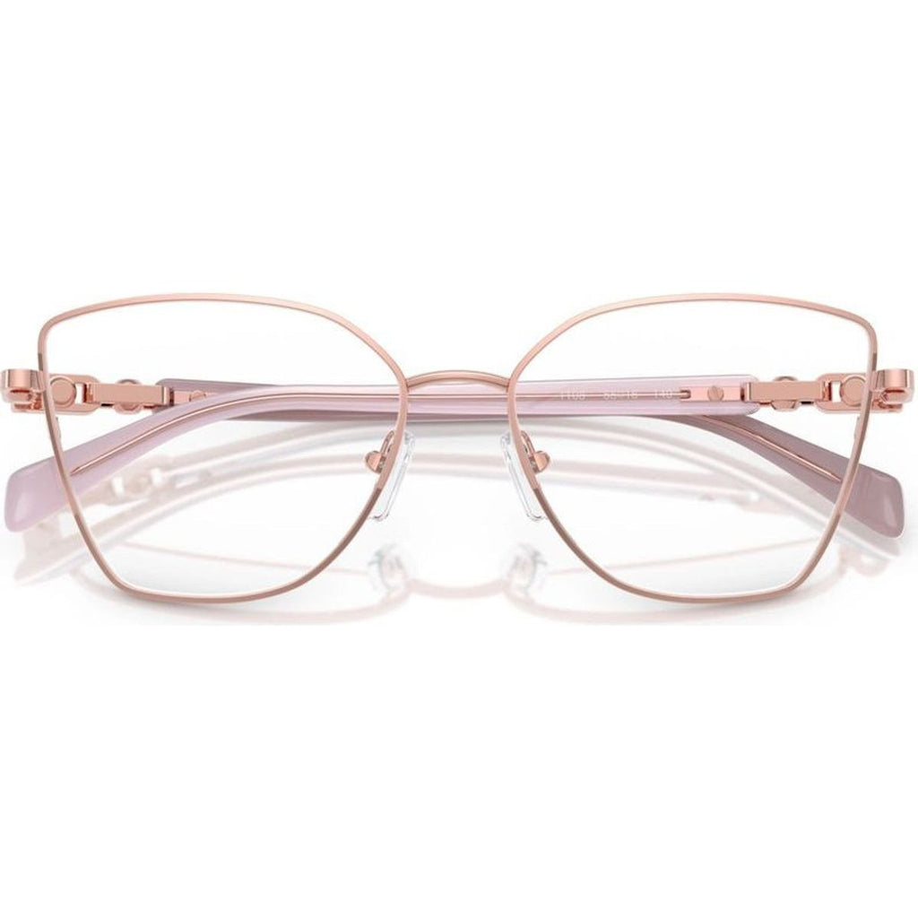 Nikki Beach MK3090, Shiny Rose Gold/Clear Lenses 53 Eye Size