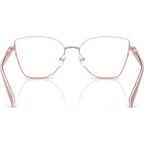 Nikki Beach MK3090, Shiny Rose Gold/Clear Lenses 53 Eye Size