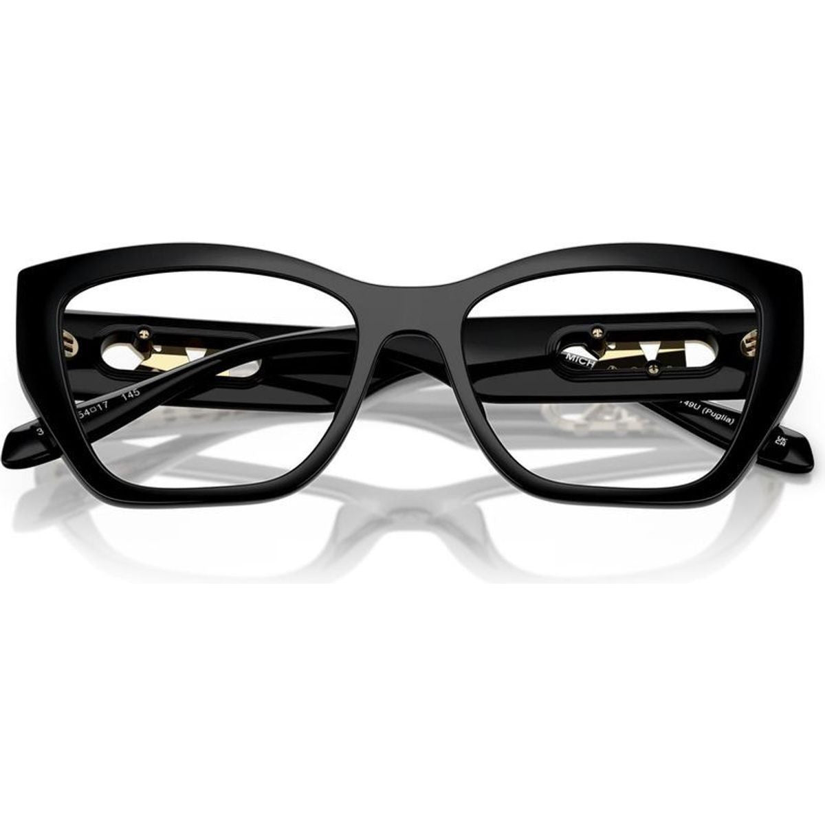 Puglia MK4149U, Black/Clear Lenses 54 Eye Size