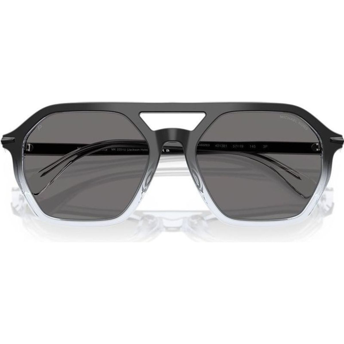 Jackson Hole MK2251U, Black Clear Gradient/Dark Grey Polarised Lenses