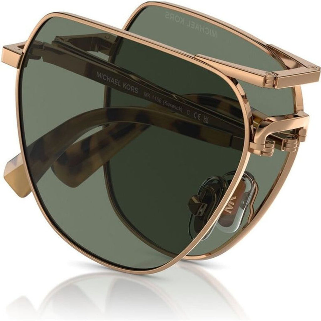 Keswick MK1156, Shiny Gold/Olive Green Lenses