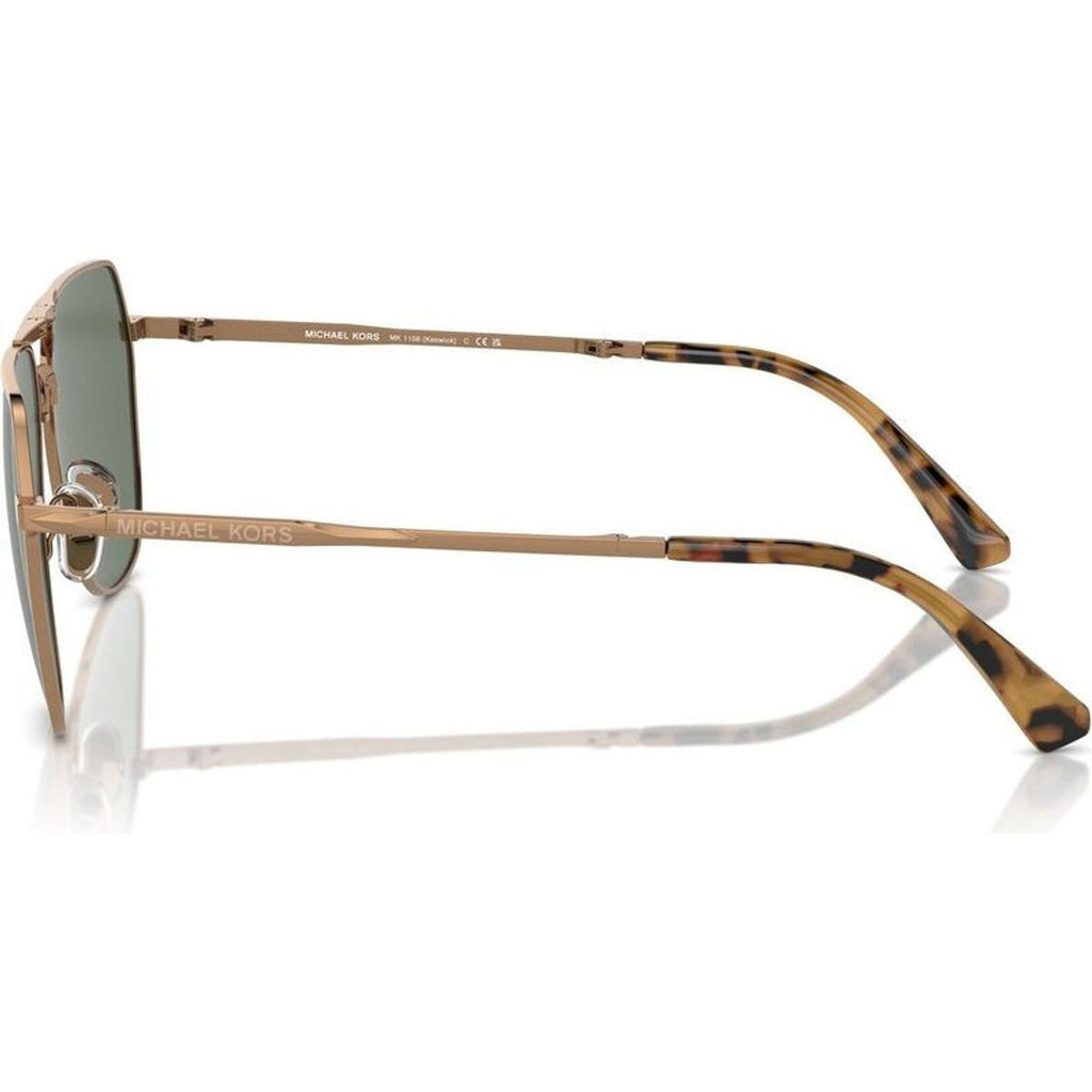 Keswick MK1156, Shiny Gold/Olive Green Lenses