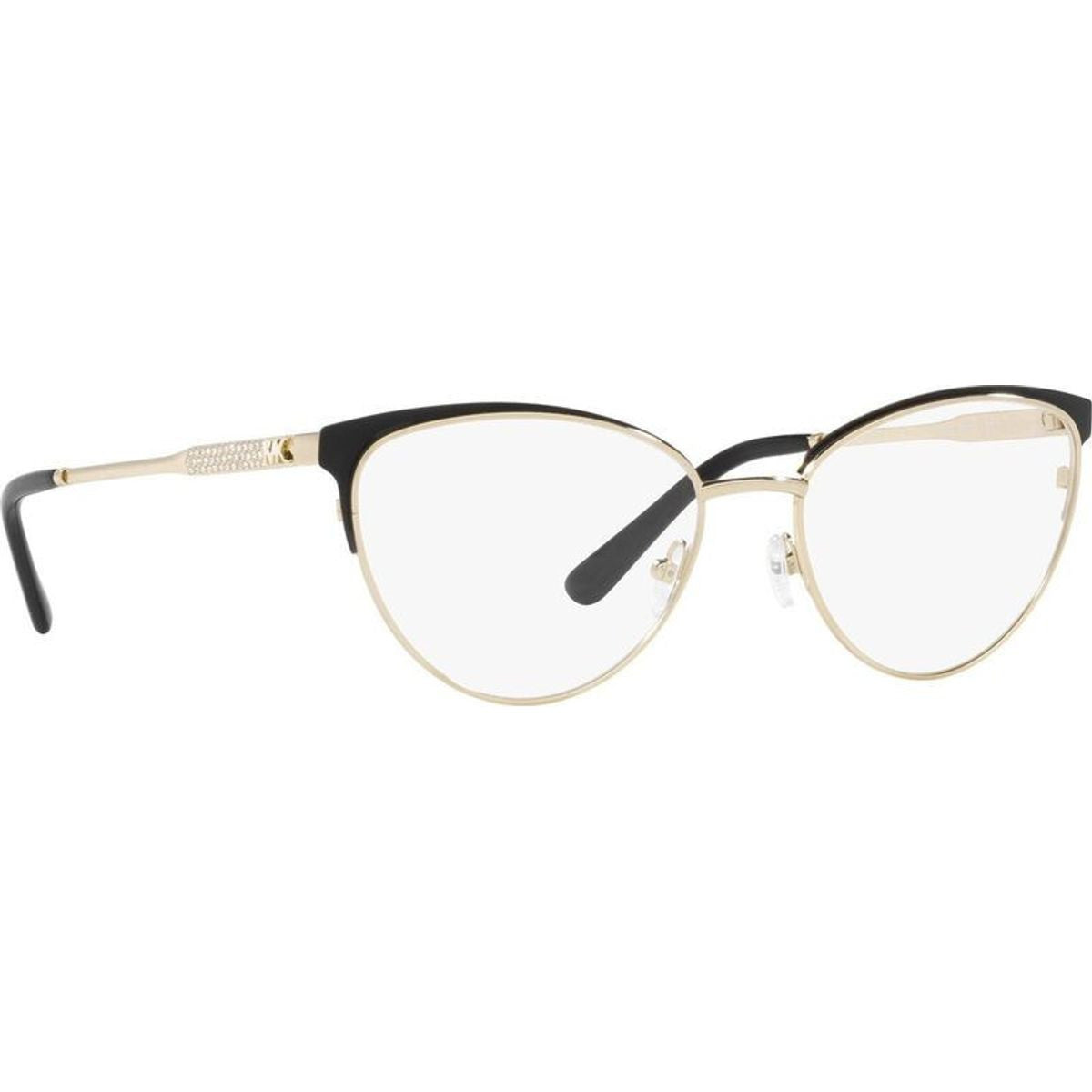 Marsaille MK3064B, Light Gold and Matte Black/Clear Lenses