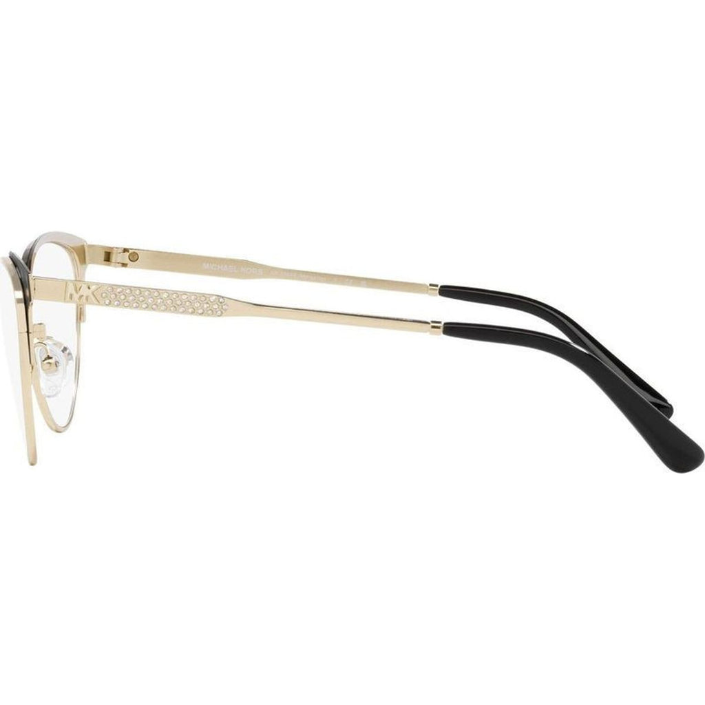 Marsaille MK3064B, Light Gold and Matte Black/Clear Lenses