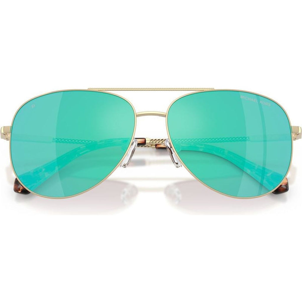 Perledo MK1172, Light Gold/Blue Green Mirror Polarised Lenses