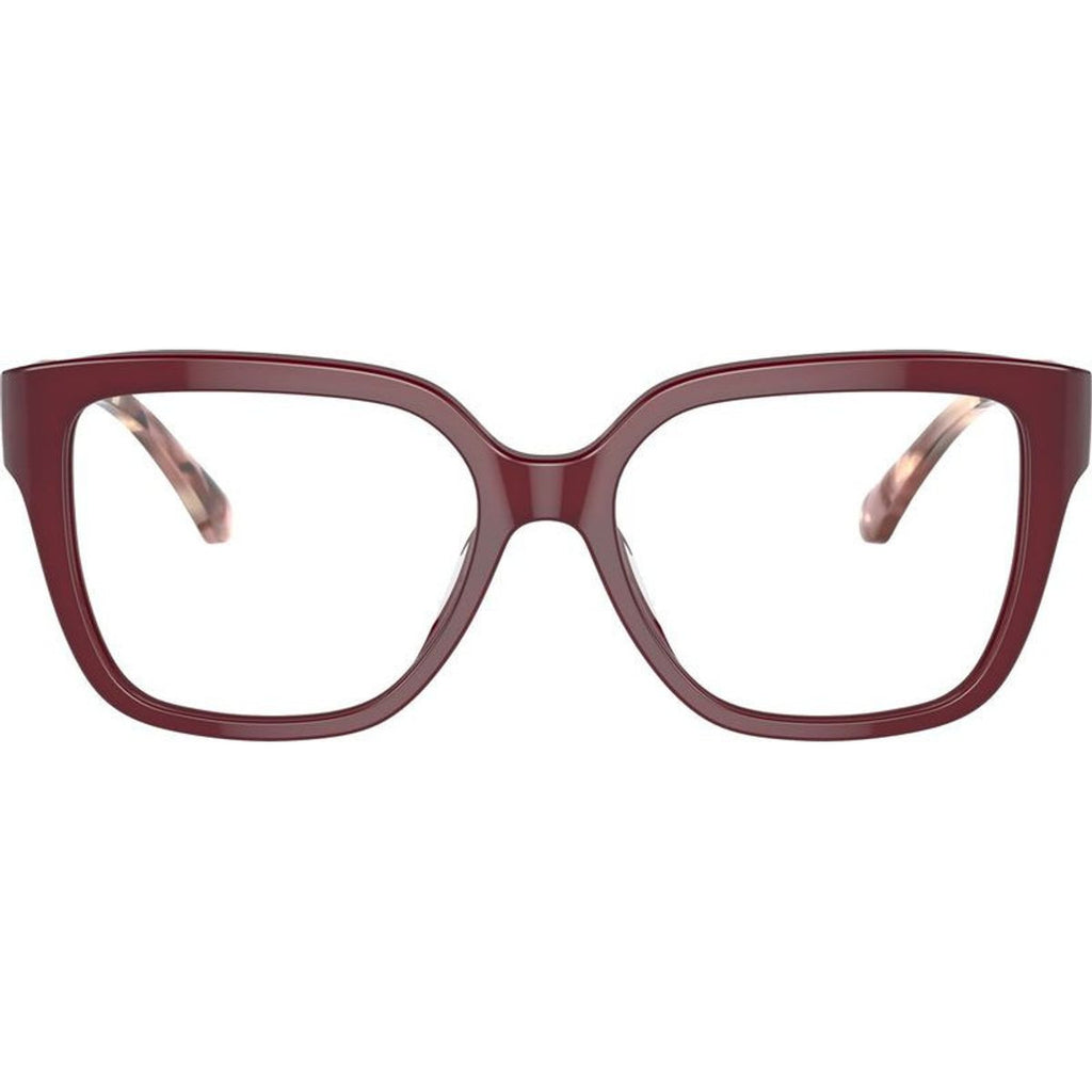 Polanco MK4112, Dark Red Transparent/Clear Lenses 54 Eye Size