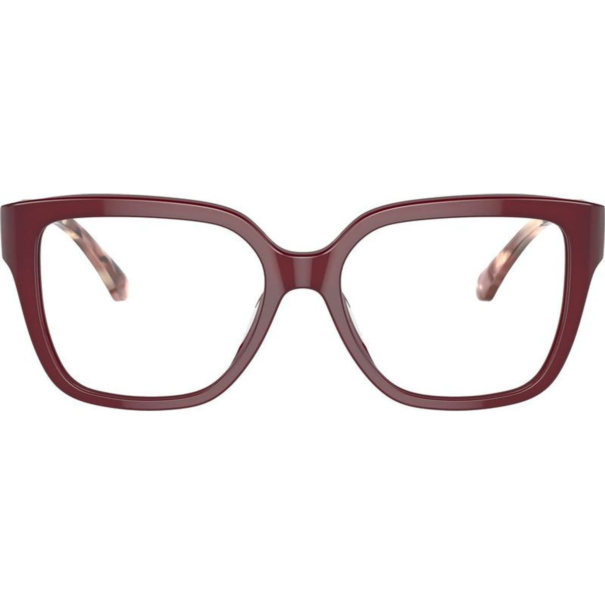 Polanco MK4112, Dark Red Transparent/Clear Lenses 54 Eye Size