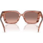 Santo Domingo MK2275BU, Pink Horn/Brown Pink Gradient Lenses 54 Eye Size