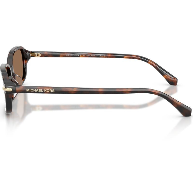 Michael Kors Agra MK2288U Mahogany Tortoise Brown Side