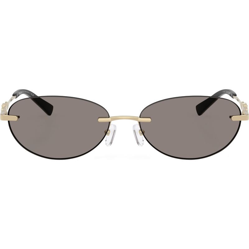 Michael Kors Manchester MK1151 Shiny Light Gold Dark Grey Front