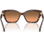 Michael Kors Santa Barbara MK2292U Luggage Tortoise Orange Gradient Inner