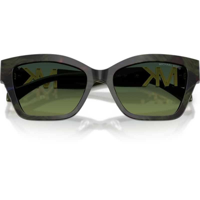Michael Kors Santa Barbara MK2292U Olive Camo Tortoise Olive Polarised Front2