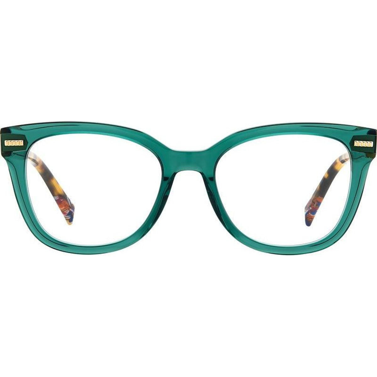 MIS 0071, Dark Green Havana/Clear Lenses