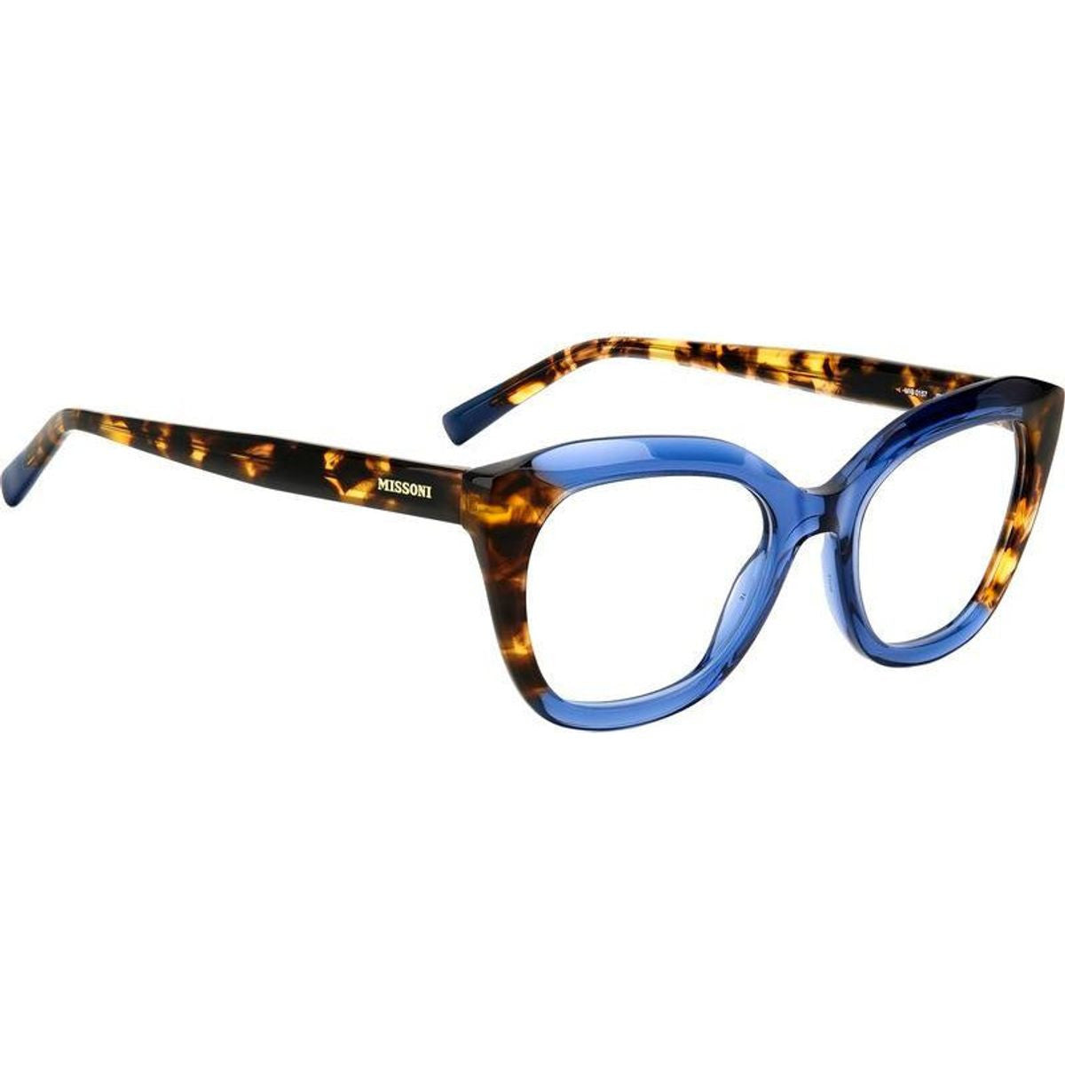 MIS 0157, Blue Havana/Clear Lenses