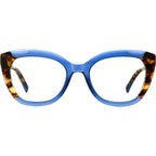 MIS 0157, Blue Havana/Clear Lenses