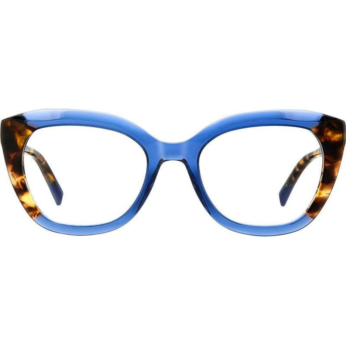 MIS 0157, Blue Havana/Clear Lenses