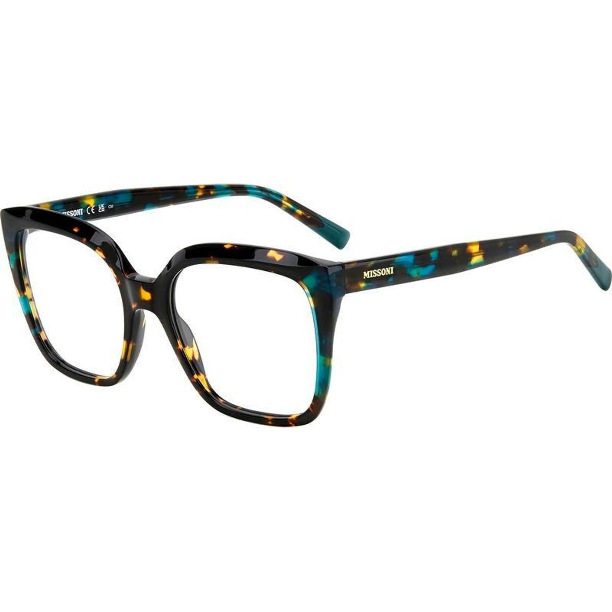 MIS 0158, Havana Green/Clear Lenses
