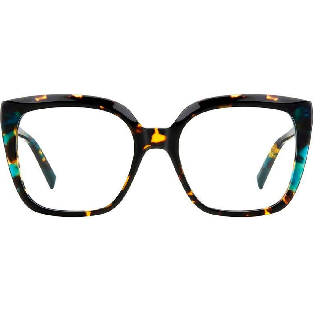 MIS 0158, Havana Green/Clear Lenses