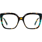 MIS 0158, Havana Green/Clear Lenses