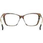 MIS 0166/G, Black Green Pattern/Clear Lenses