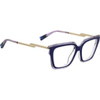 MIS 0167, Blue Pattern/Clear Lenses
