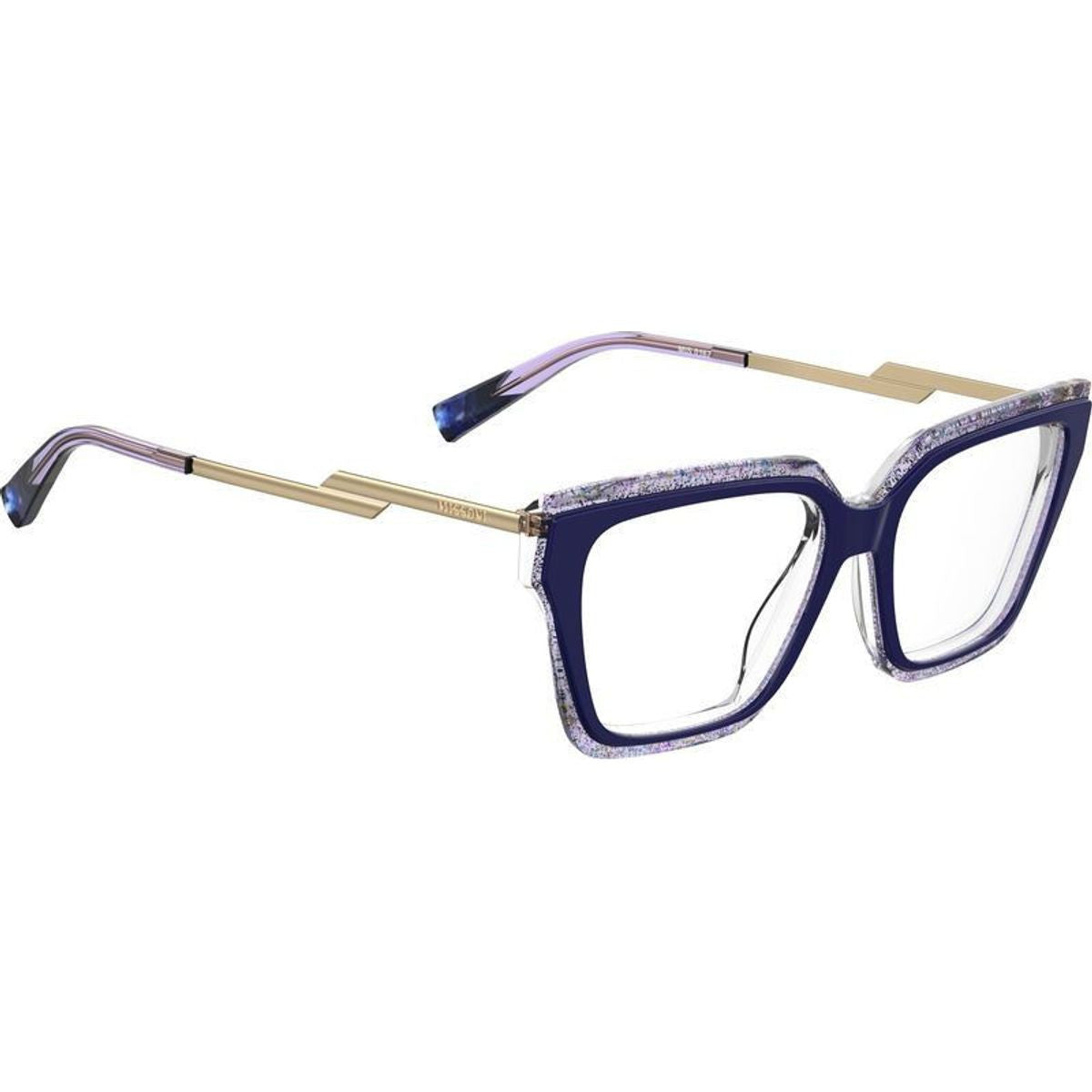 MIS 0167, Blue Pattern/Clear Lenses