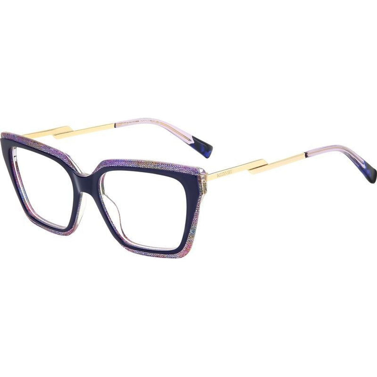 MIS 0167, Blue Pattern/Clear Lenses