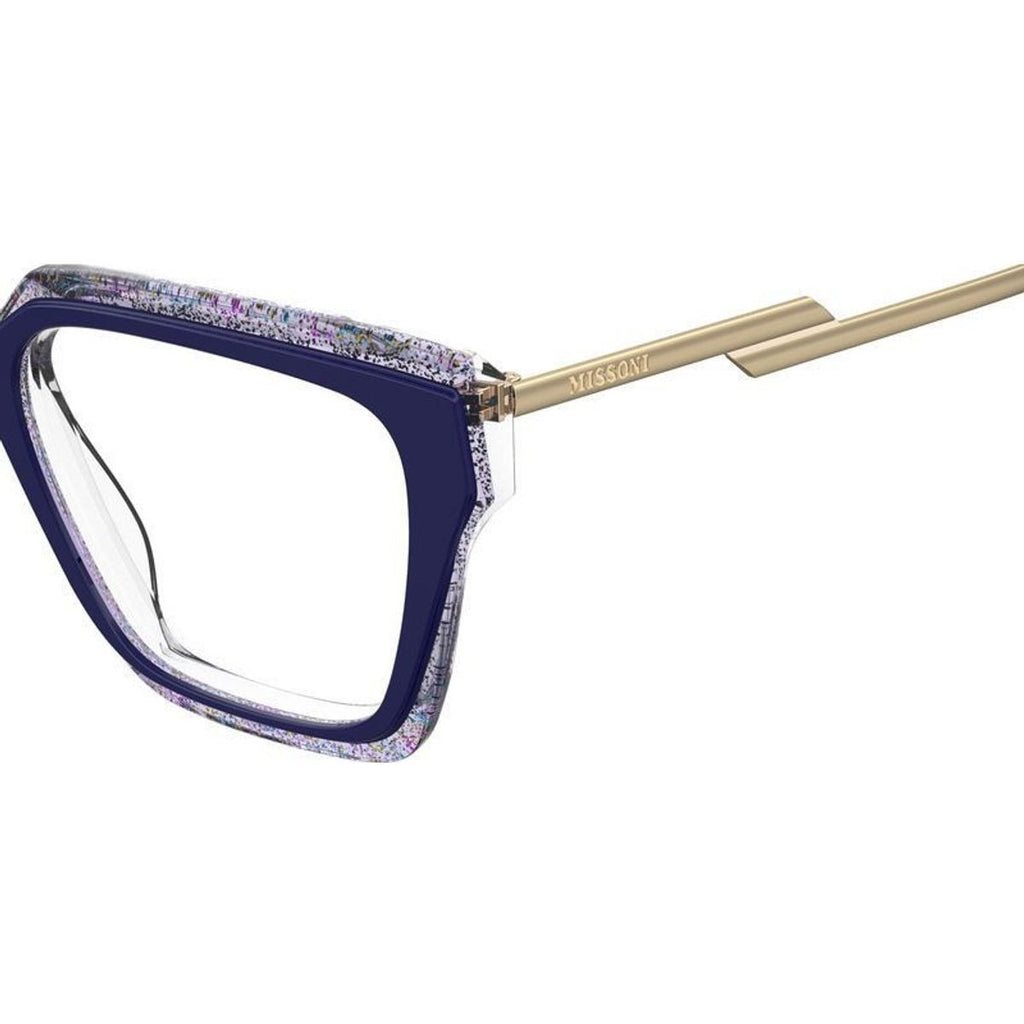 MIS 0167, Blue Pattern/Clear Lenses