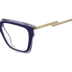 MIS 0167, Blue Pattern/Clear Lenses