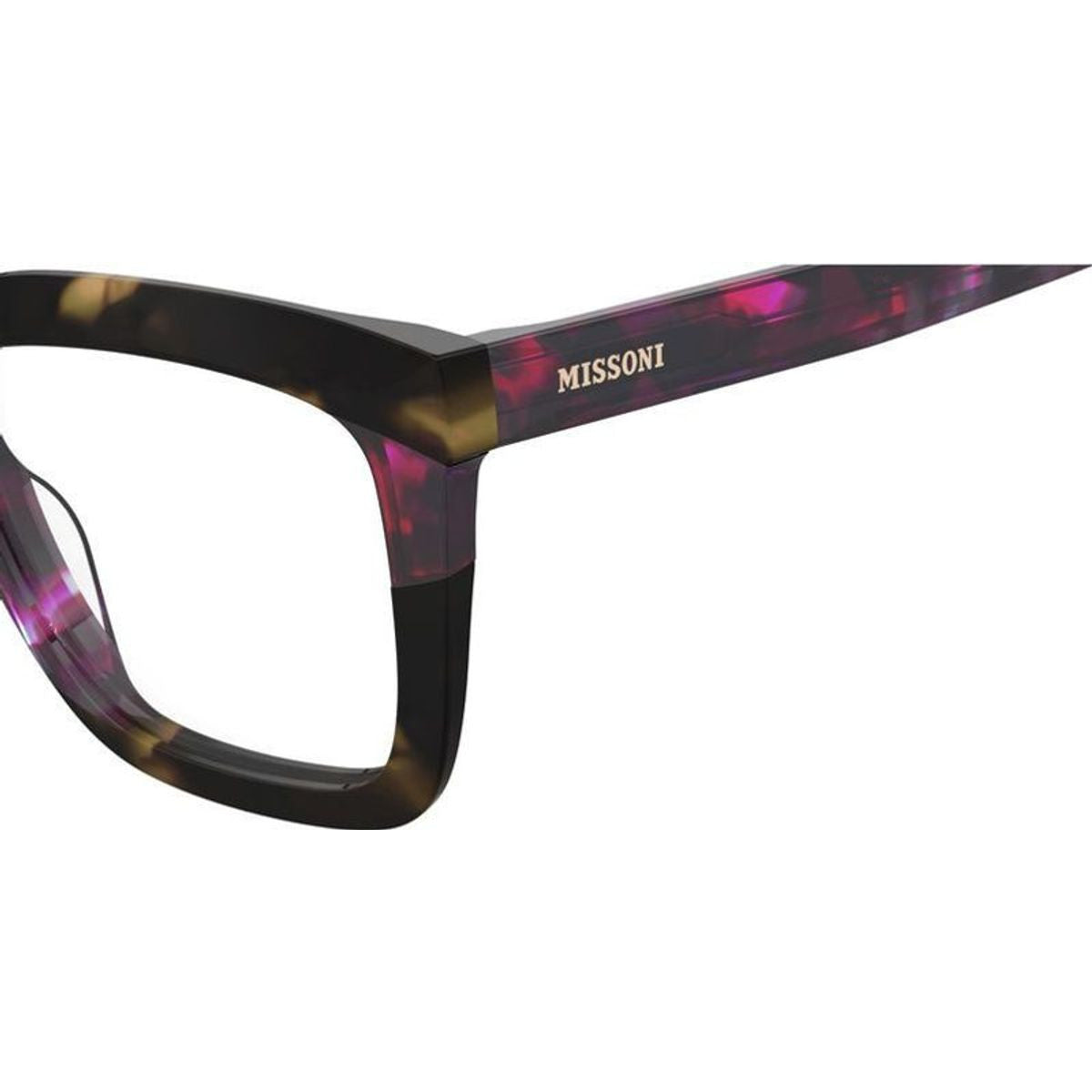 MIS 0173, Fuchsia Havana/Clear Lenses