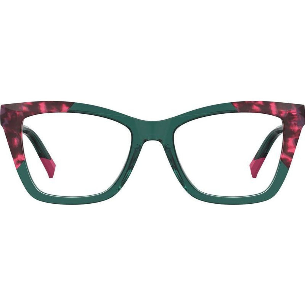 MIS 0174, Green Pink Havana/Clear Lenses