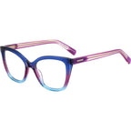 MIS 0184, Plum Blue/Clear Lenses