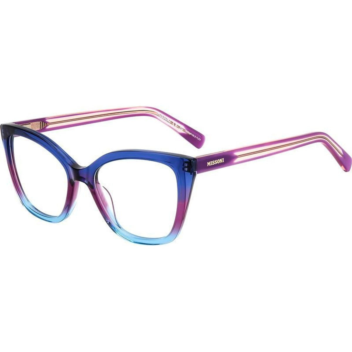 MIS 0184, Plum Blue/Clear Lenses