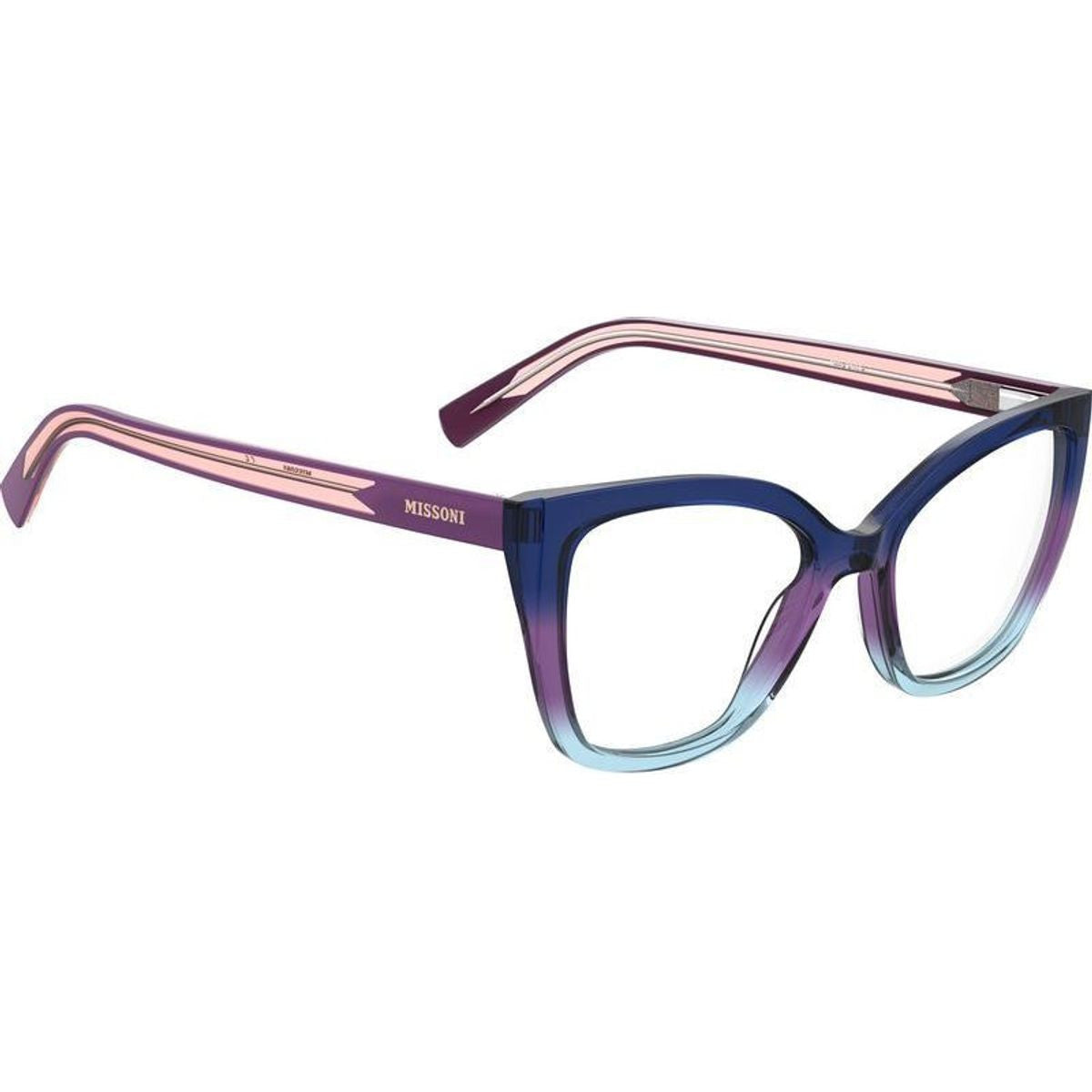 MIS 0184, Plum Blue/Clear Lenses