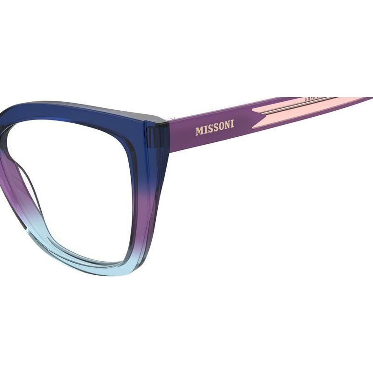 MIS 0184, Plum Blue/Clear Lenses
