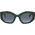 MIS0001/S, Green Pattern/Dark Grey Gradient Lenses