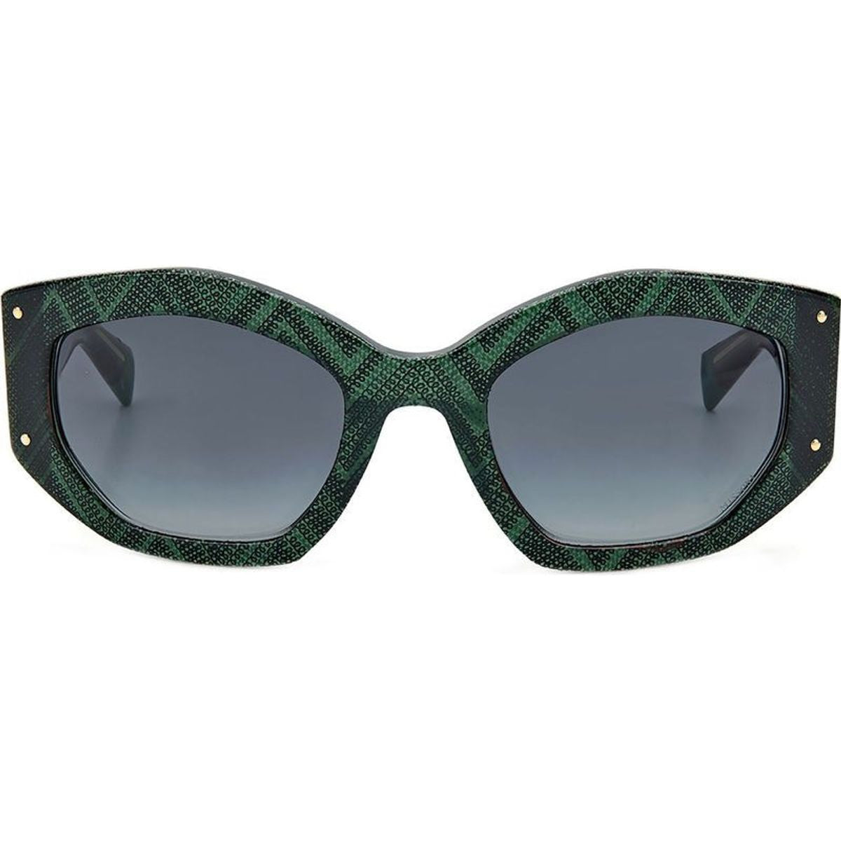 MIS0001/S, Green Pattern/Dark Grey Gradient Lenses