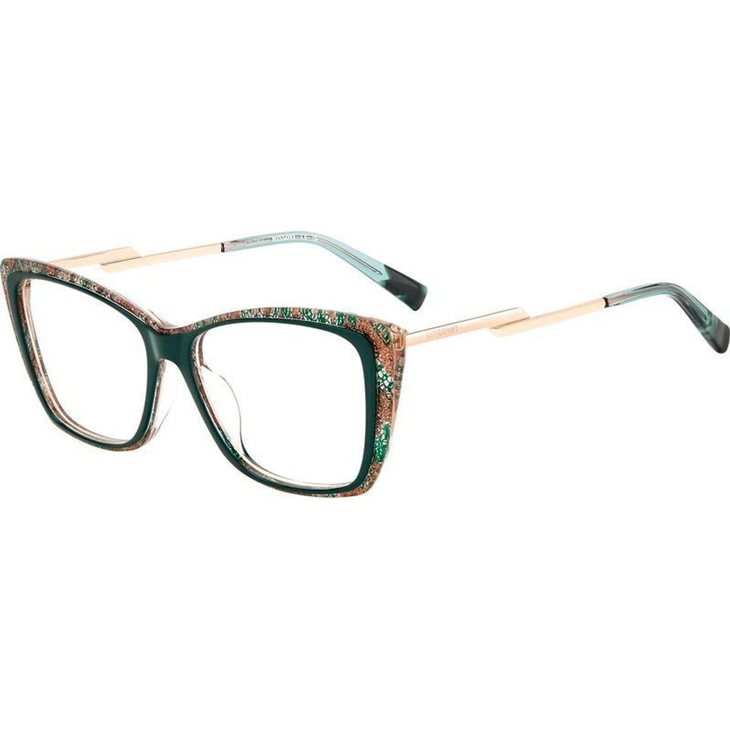 MIS 0166/G, Pink Green Pattern/Clear Lenses