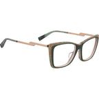 MIS 0166/G, Pink Green Pattern/Clear Lenses