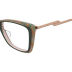 MIS 0166/G, Pink Green Pattern/Clear Lenses