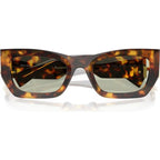 09WS, Honey Havana/Green Lenses
