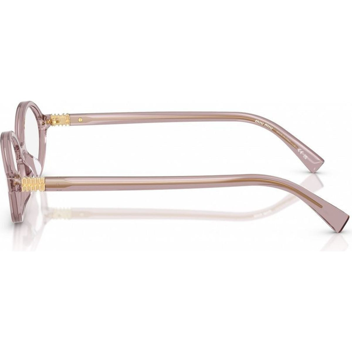 01XV, Transparent Mauve/Clear Lenses