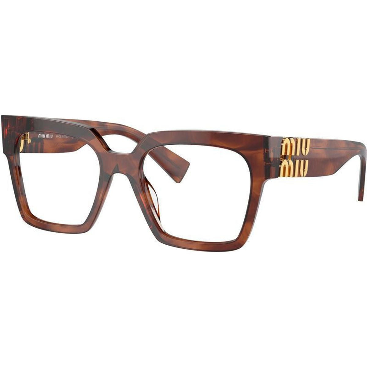 04UV, Striped Tobacco/Clear Lenses