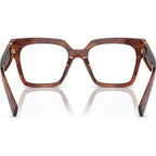 04UV, Striped Tobacco/Clear Lenses